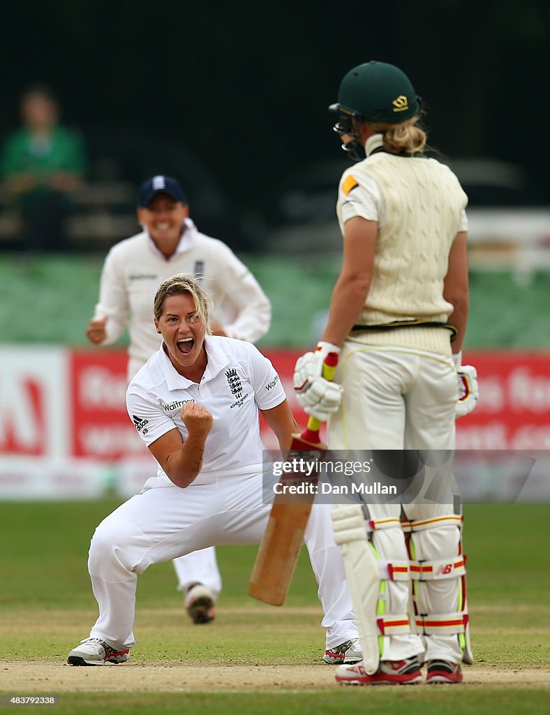 England Women v Australia Women: Women's Ashes Series - Kia Women's Test: Day Three