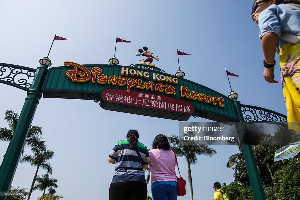 Inside The Walt Disney Co.'s Hong Kong Disneyland Park Ahead of GDP Figures
