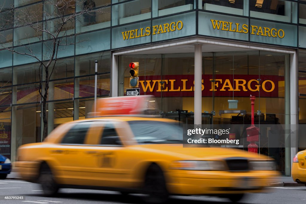 A Wells Fargo Bank Branch Ahead Of Earnings Figures