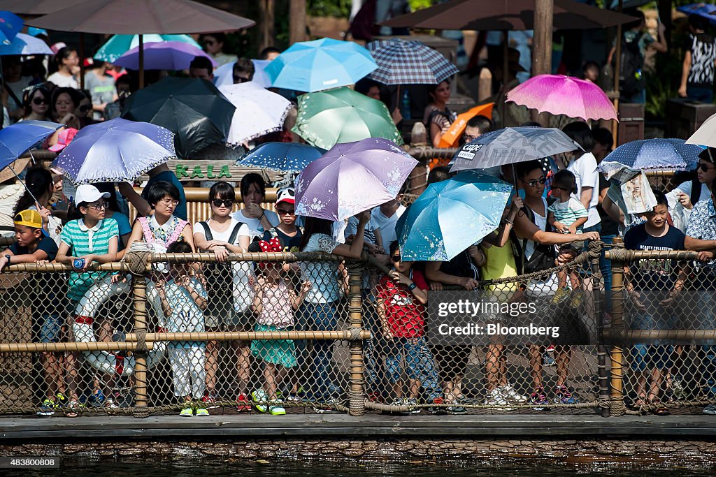 Inside The Walt Disney Co.'s Hong Kong Disneyland Park Ahead of GDP Figures