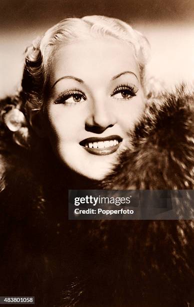 Betty Grable, American film actress, singer and dancer, circa 1933.
