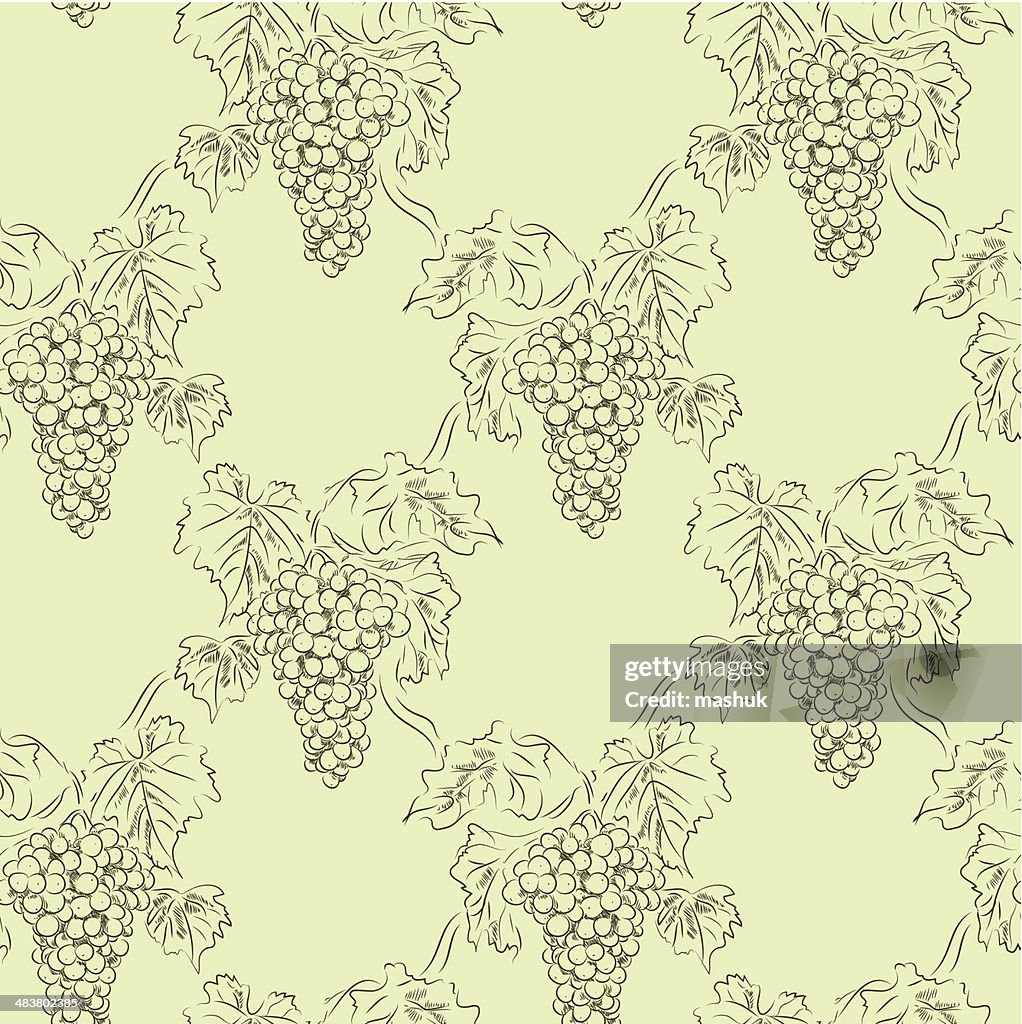 Grape Pattern Geometric Grape Seamless Pattern High-Res Vector Graphic - Getty Images