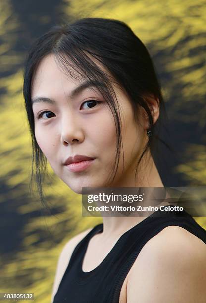 Actress Min hee Kim attends Right Now, Wrong Then photocall on August 13, 2015 in Locarno, Switzerland.