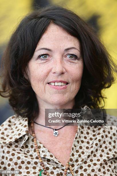 Director Pascale Breton attends Suite Armoricaine photocall on August 13, 2015 in Locarno, Switzerland.