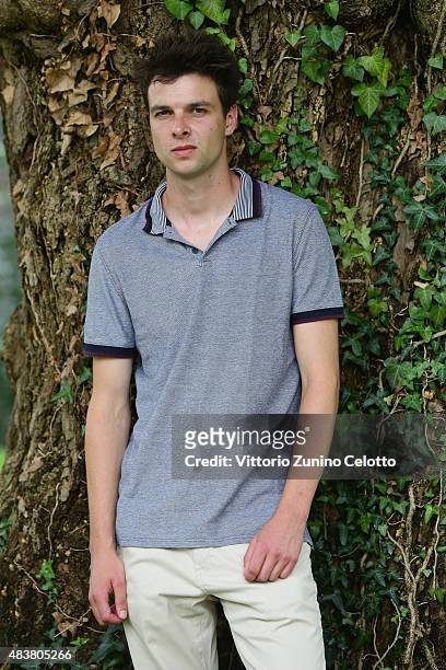 Actor Kaou Langoet attends Suite Armoricaine photocall on August 13, 2015 in Locarno, Switzerland.