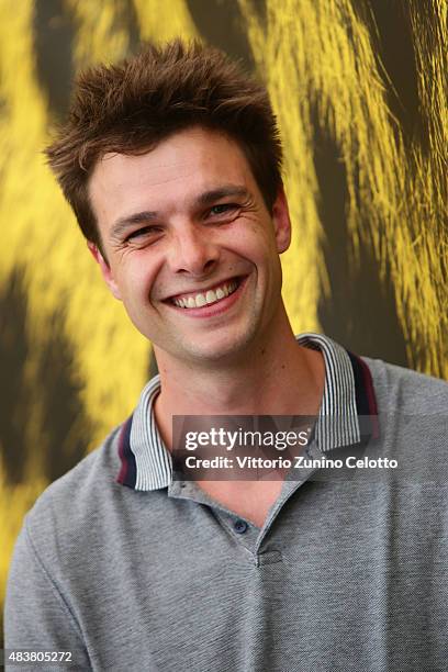 Actor Kaou Langoet attends Suite Armoricaine photocall on August 13, 2015 in Locarno, Switzerland.