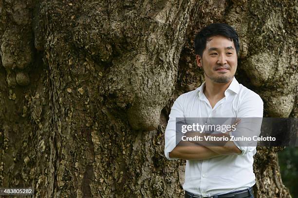 Director Chung Lee attends The Laundryman photocall on August 13, 2015 in Locarno, Switzerland.