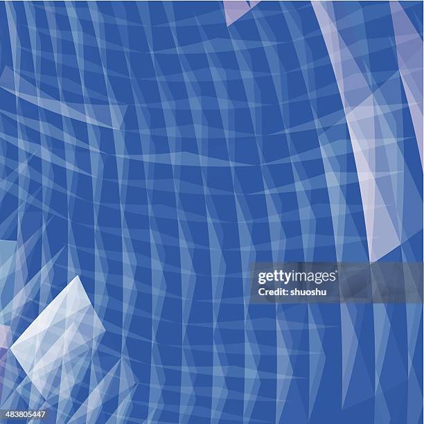 abstract blue geometry pattern background - fashion photography background stock illustrations
