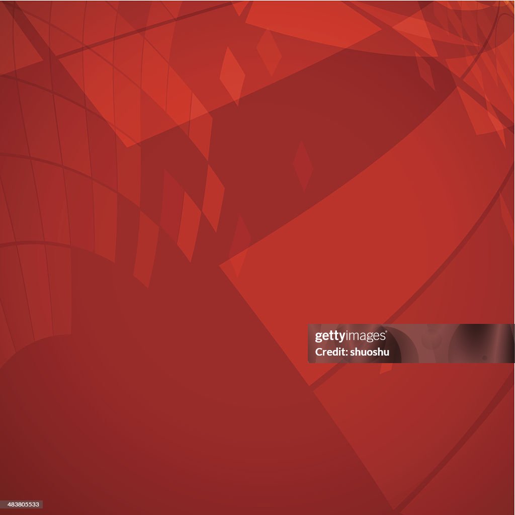 Abstract Red Transparency Shape Background High-Res Vector Graphic ...