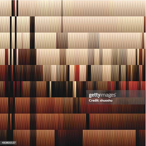 abstract brown stripe pattern background - itching stock illustrations
