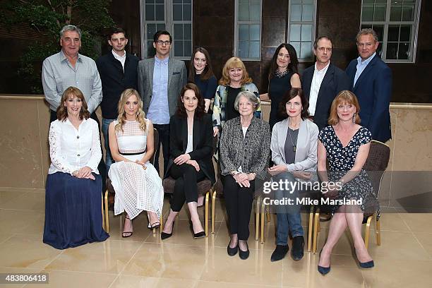 Actors Jim Carter, Michael Fox, Rob James-Collier, Sophie McShera, Lesley Nicol, Raquel Cassidy, Kevin Doyle and Hugh Bonneville Actors Phyllis...