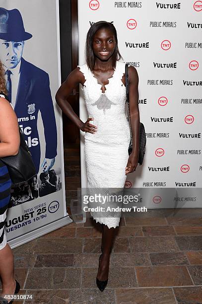 Jeneil Williams attends the "Public Morals" New York series screening at Tribeca Grand Screening Room on August 12, 2015 in New York City.