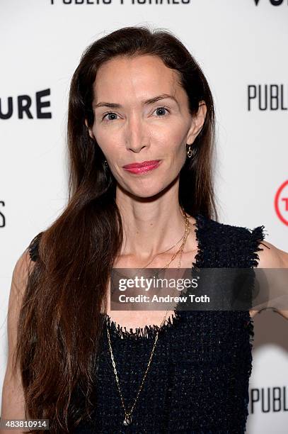 Olivia Chantecaille attends the "Public Morals" New York series screening at Tribeca Grand Screening Room on August 12, 2015 in New York City.