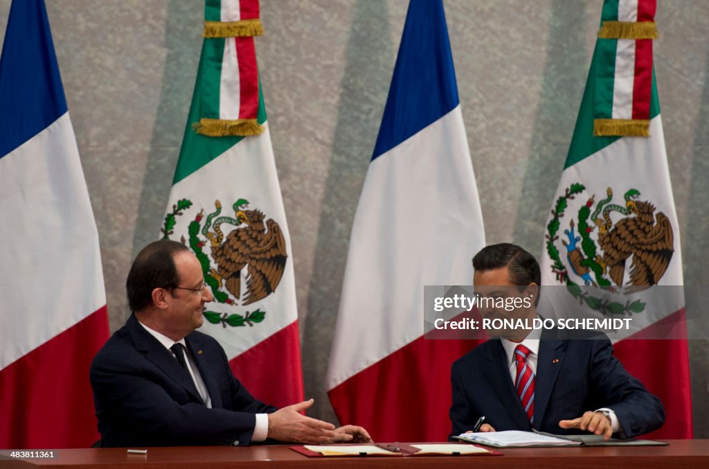 MEXICO-FRANCE-PENA NIETO-HOLLANDE