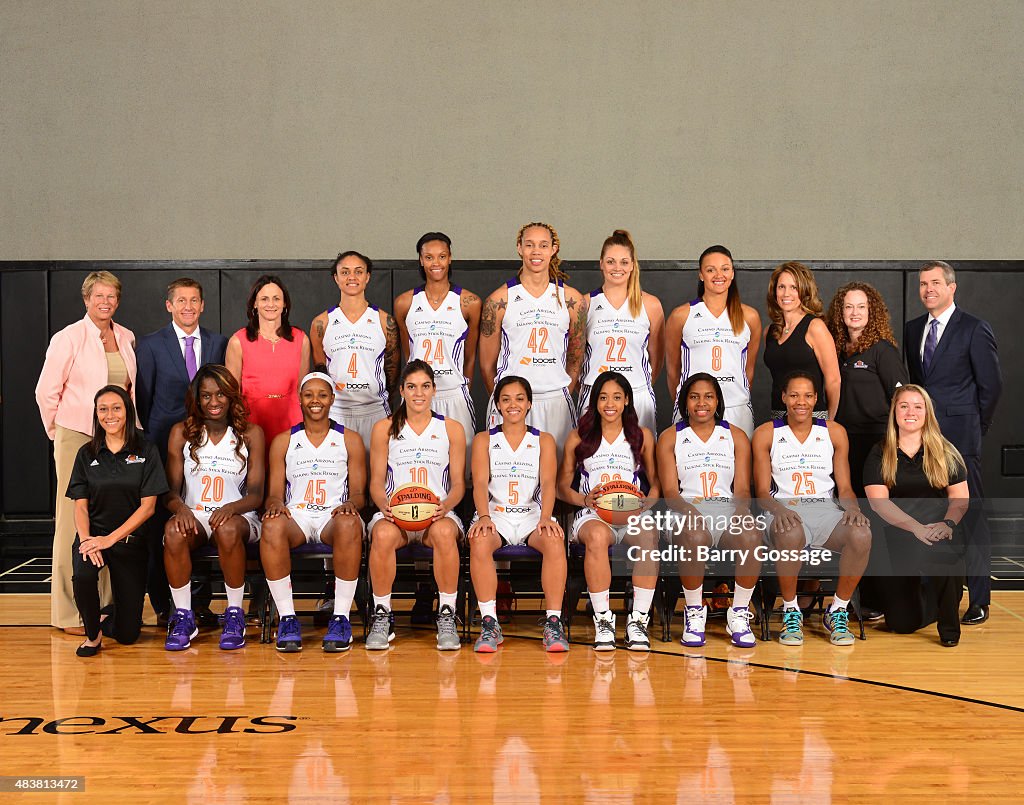 Phoenix Mercury Team Photo 2015