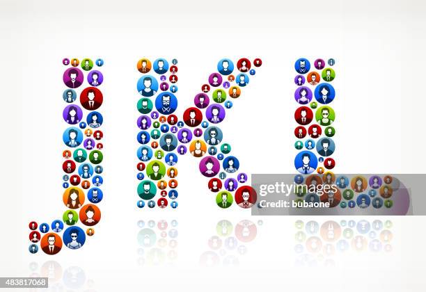 jkl people faces community and communication pattern. - swapping clothes stock illustrations