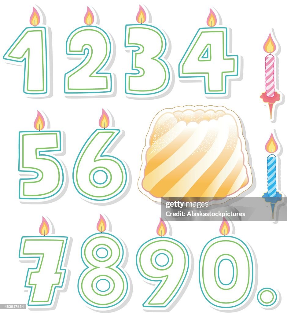 Birthday Cake and Candles