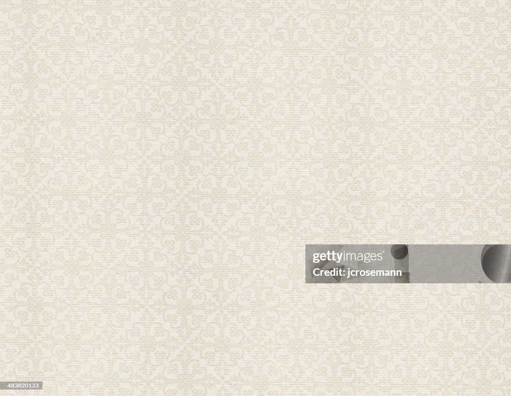 Vintage papel pintado blanco