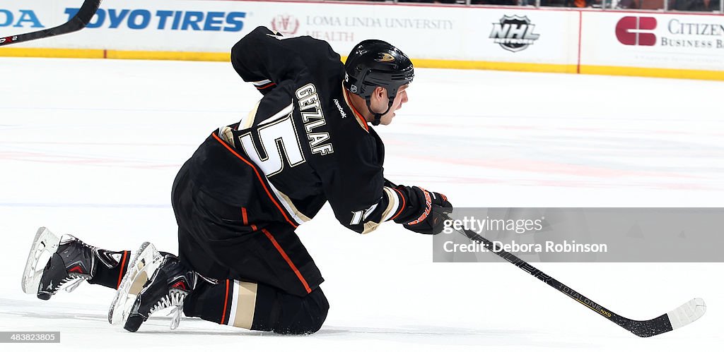 Edmonton Oilers v Anaheim Ducks