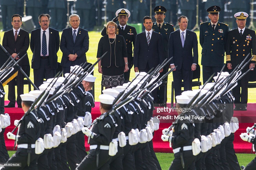 President of Chile Michelle Bachelet Visits Mexico - Day 1