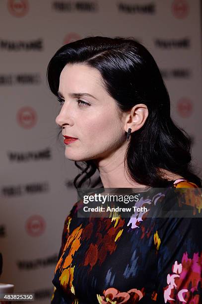 Actress Michele Hicks attends the "Public Morals" New York series screening at Tribeca Grand Screening Room on August 12, 2015 in New York City.