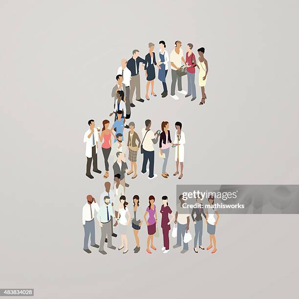 people forming pound symbol - pound stock illustrations