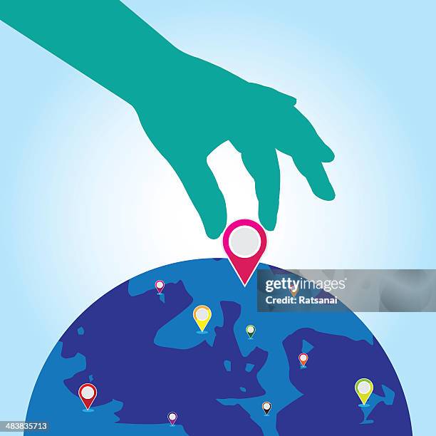 human hand - hello different languages stock illustrations