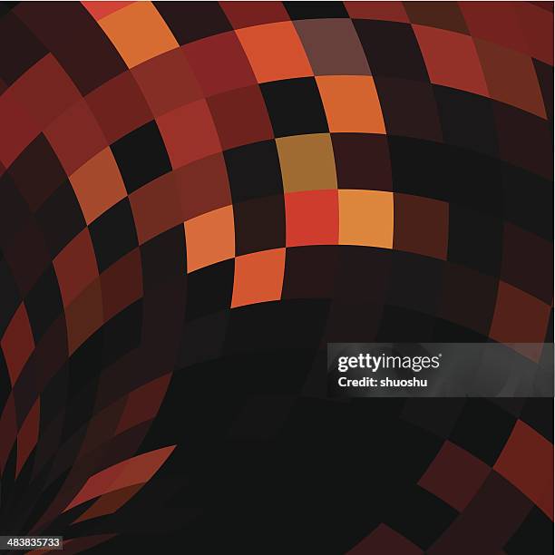 abstract colorful check pattern background - knitted sweater pattern stock illustrations