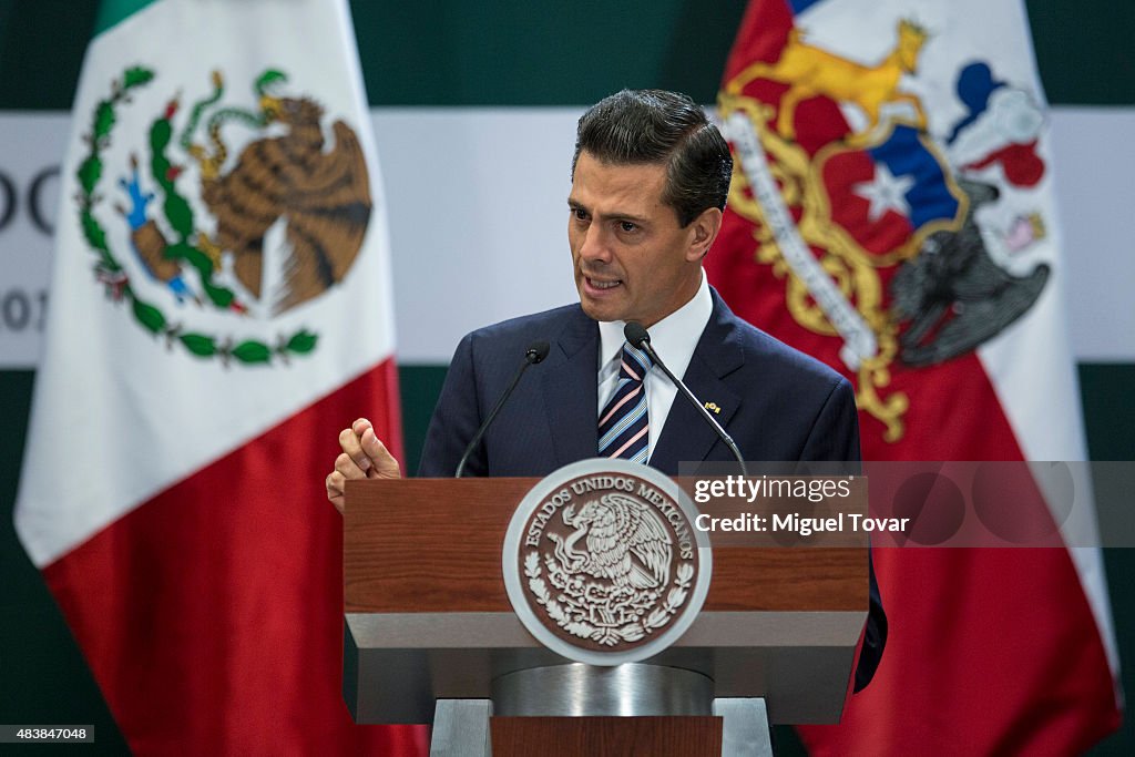 President of Chile Michelle Bachelet Visits Mexico - Day 1