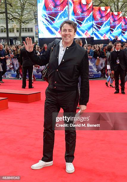 Jonathan Ross attends the World Premiere of "The Amazing Spider-Man 2" at Odeon Leicester Square on April 10, 2014 in London, England.