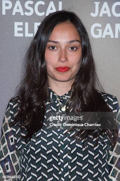 Pauline Cheviller attends the '24 Jours' Paris Premiere at Cinema Gaumont Marignan on April 10, 2014 in Paris, France.