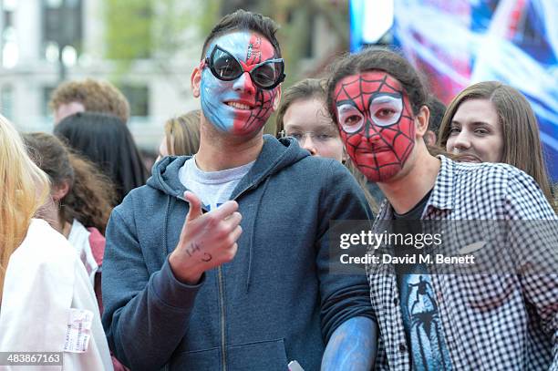 General view during the World Premiere of "The Amazing Spider-Man 2" at Odeon Leicester Square on April 10, 2014 in London, England.