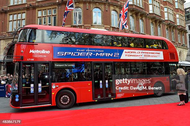 General view during the World Premiere of "The Amazing Spider-Man 2" at Odeon Leicester Square on April 10, 2014 in London, England.