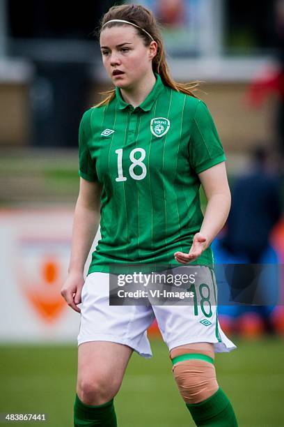 Clare Shine of Ierland during the UEFA European Women's Under-19 Championship qualifying match between Turkey U19 and Republic of Ireland U19 on...