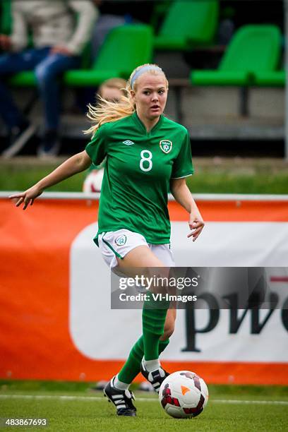 Grace Wright of Ierland during the UEFA European Women's Under-19 Championship qualifying match between Turkey U19 and Republic of Ireland U19 on...