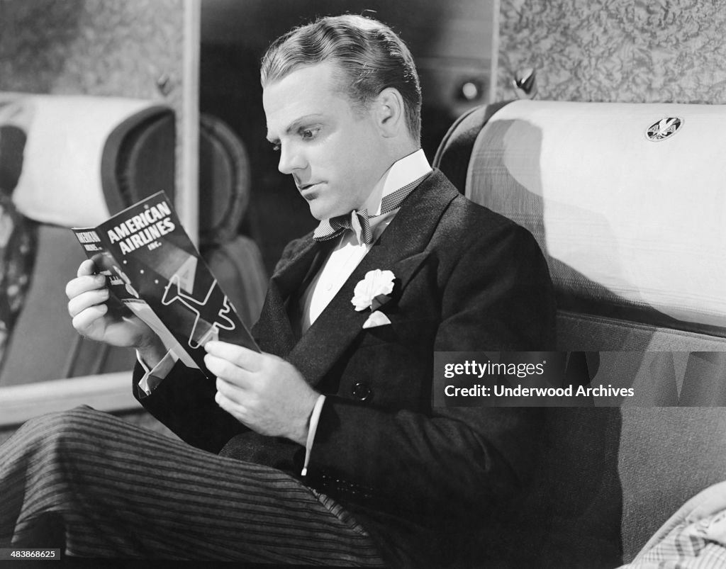 Jame Cagney On Airplane