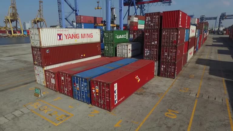 Container Tanjung 108 Pelabuhan Tanjung Priok Stock Videos, Footage, & 4K Video Clips ...