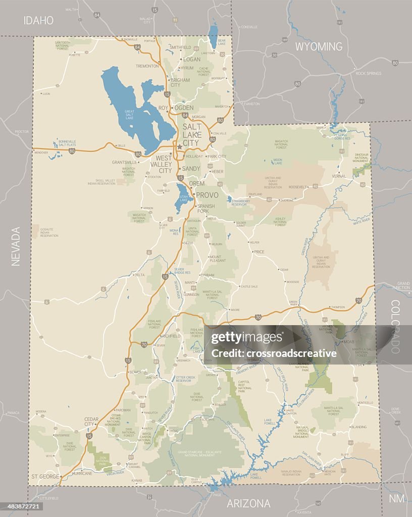 Utah mappa