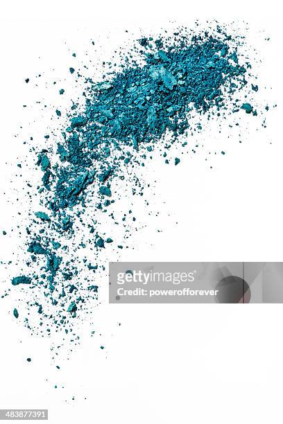 ターコイズ色のアイシャドウ - powder blue ストックフォトと画像
