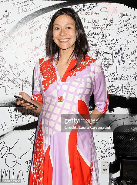 Chai Vasarhelyi attends AOL Build Presents: "MERU"at AOL Studios In New York on August 13, 2015 in New York City.