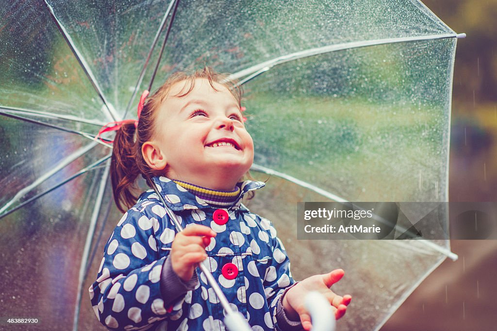 Happy While Raining Happy In Rain High-Res Stock Photo - Getty Images