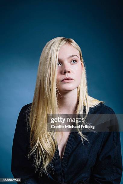 Actress Elle Fanning is photographed for Variety on January 18, 2014 in Park City, Utah.