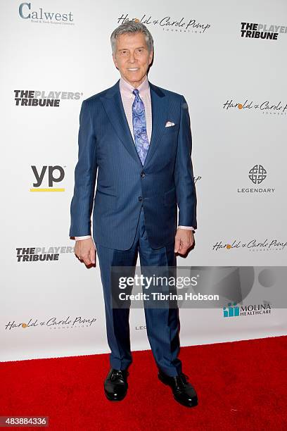 Michael Buffer attends the 15th annual Harold and Carole Pump Foundation gala at the Hyatt Regency Century Plaza on August 7, 2015 in Los Angeles,...