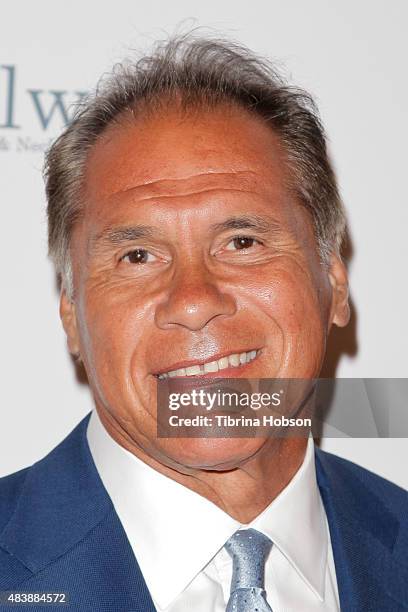 Jim Plunkett attends the 15th annual Harold and Carole Pump Foundation gala at the Hyatt Regency Century Plaza on August 7, 2015 in Los Angeles,...