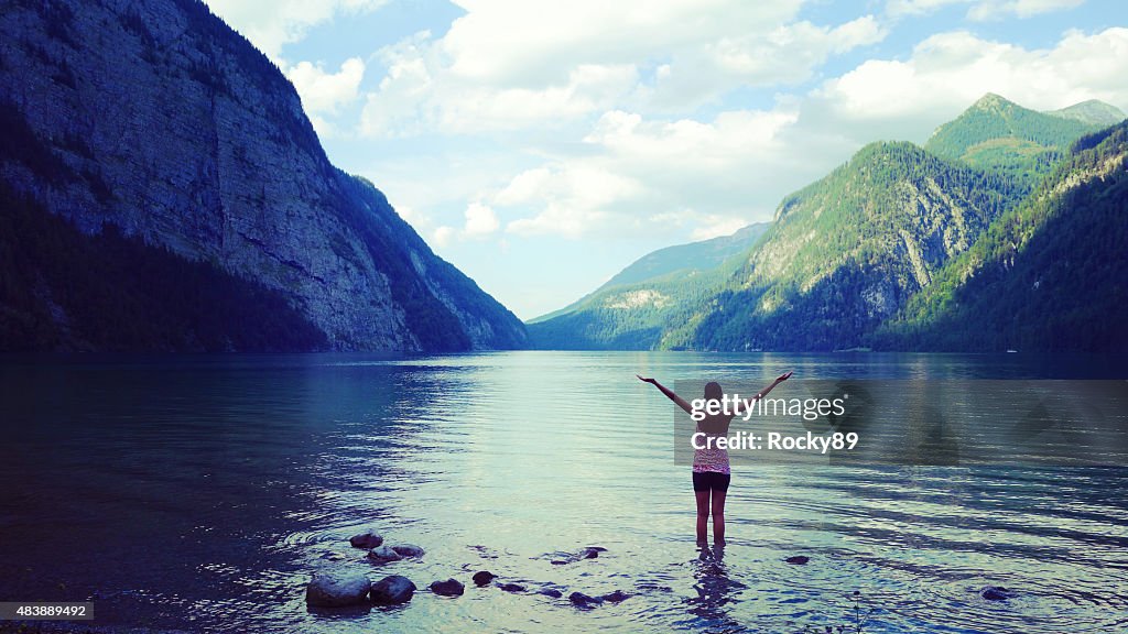 Libertà a Koenigssee, Germania