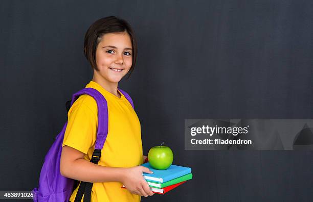 back to school - children eating breakfast at school stock pictures, royalty-free photos & images