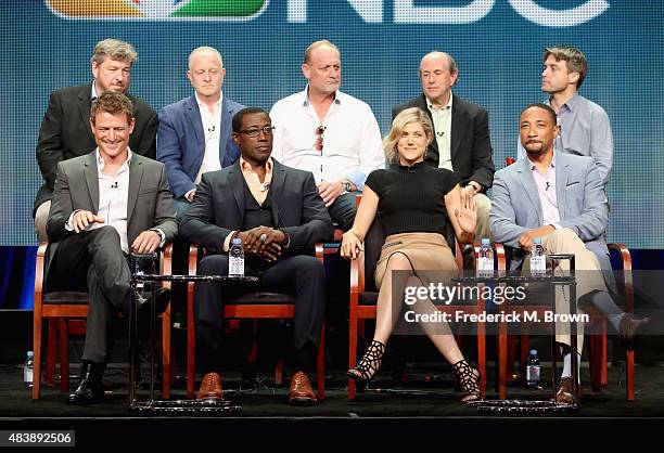 Executive producers John Rogers, John Zinman, Patrick Massett, John Davis, John Fox actors Philip Winchester, Wesley Snipes, Charity Wakefield and...