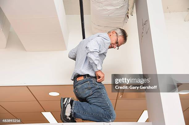 Writer/mountaineer Jon Krakauer attends AOL Build Presents: "MERU" at AOL Studios In New York on August 13, 2015 in New York City.