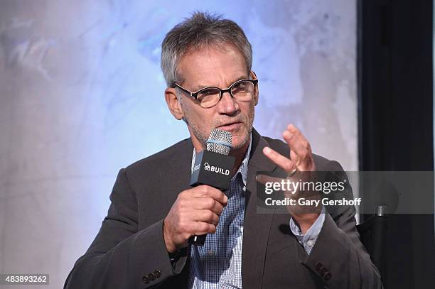 Writer/mountaineer Jon Krakauer attends AOL Build Presents: "MERU" at AOL Studios In New York on August 13, 2015 in New York City.