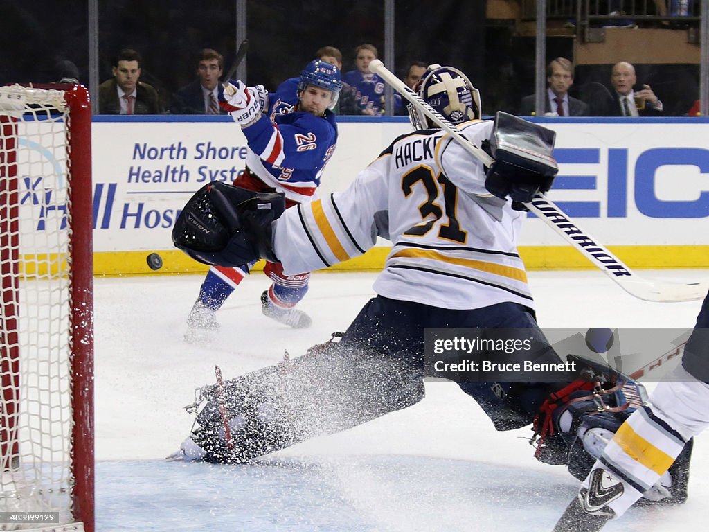 Buffalo Sabres v New York Rangers